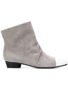 Marc Ellis Pointed Ankle Boots - Grey