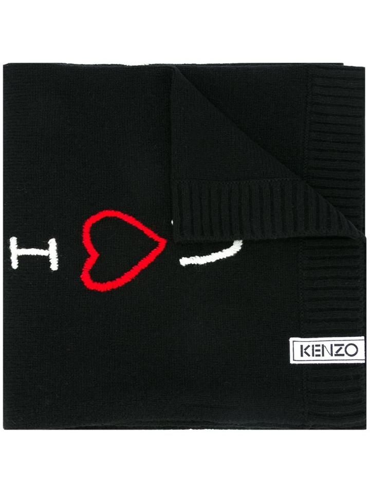 Kenzo 'i Love You' Scarf