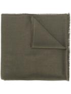 Tom Ford Frayed Edge Scarf - Green