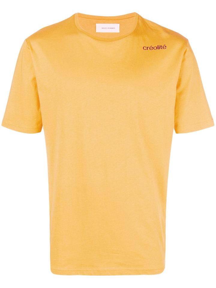 Wales Bonner Plain Classic T-shirt - Yellow