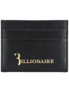 Billionaire Logo Cardholder Wallet - Black