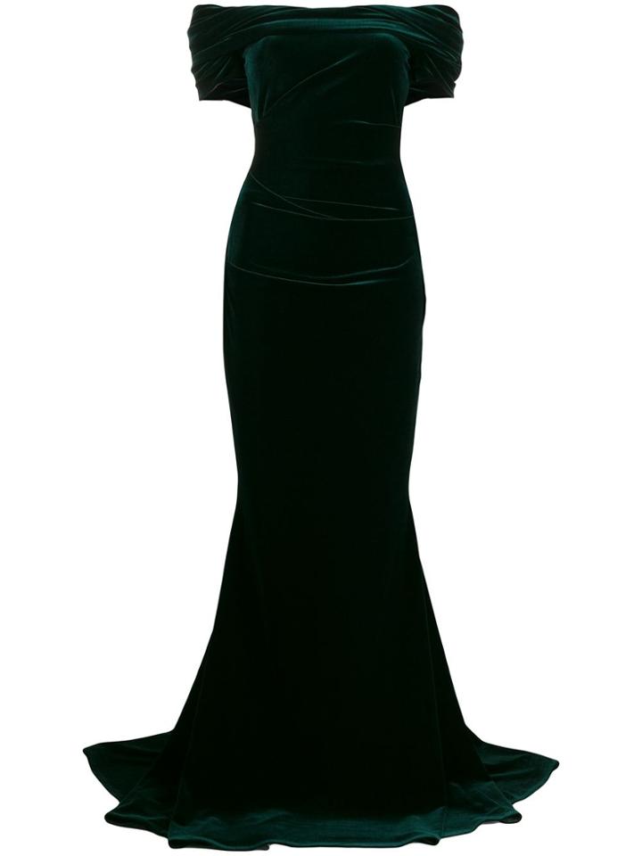 Talbot Runhof Bobonne Gown - Green