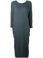 Black Crane 'cocoon' Dress, Women's, Size: Medium, Grey, Rayon/wool