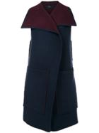 Diesel Asymmetric Cardi-coat - Blue