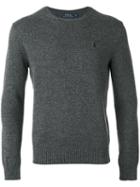 Polo Ralph Lauren - Embroidered Sweater - Men - Cotton - S, Grey, Cotton