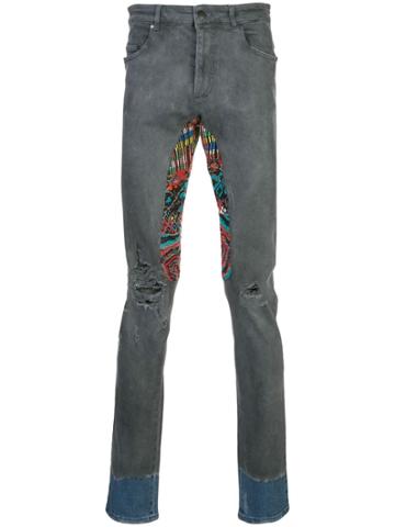 Alchemist Alchemist Dino Jacquard And Dip Dyed Jean - Blue