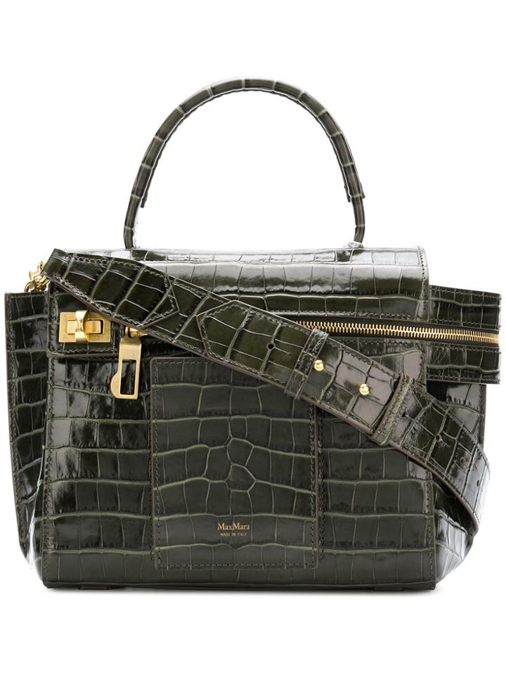 Max Mara Maxi Shopper Tote - Green