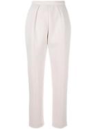 Delpozo Tapered Trousers - Nude & Neutrals