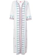 Le Sirenuse Embroidered Trim Beach Cover-up - White