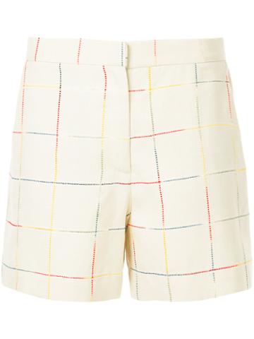 N Duo Checkered Shorts - Green