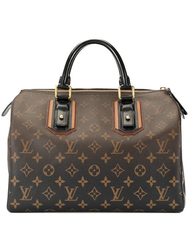 Louis Vuitton Vintage Speedy 30 Monogram Mirage Tote - Brown