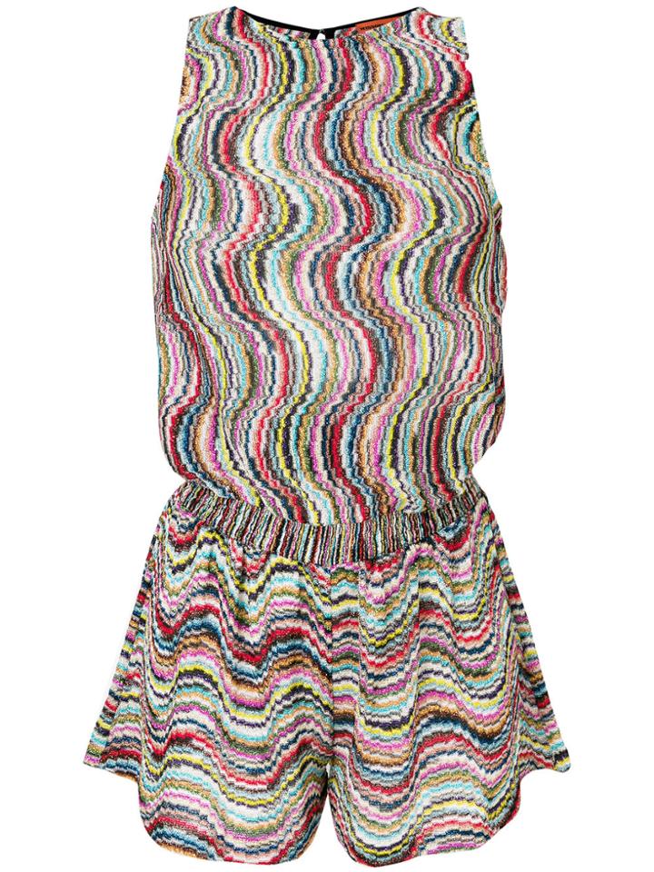 Missoni Mare Striped Playsuit - Multicolour