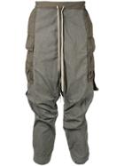 The Viridi-anne Cropped Cargo Trousers - Green