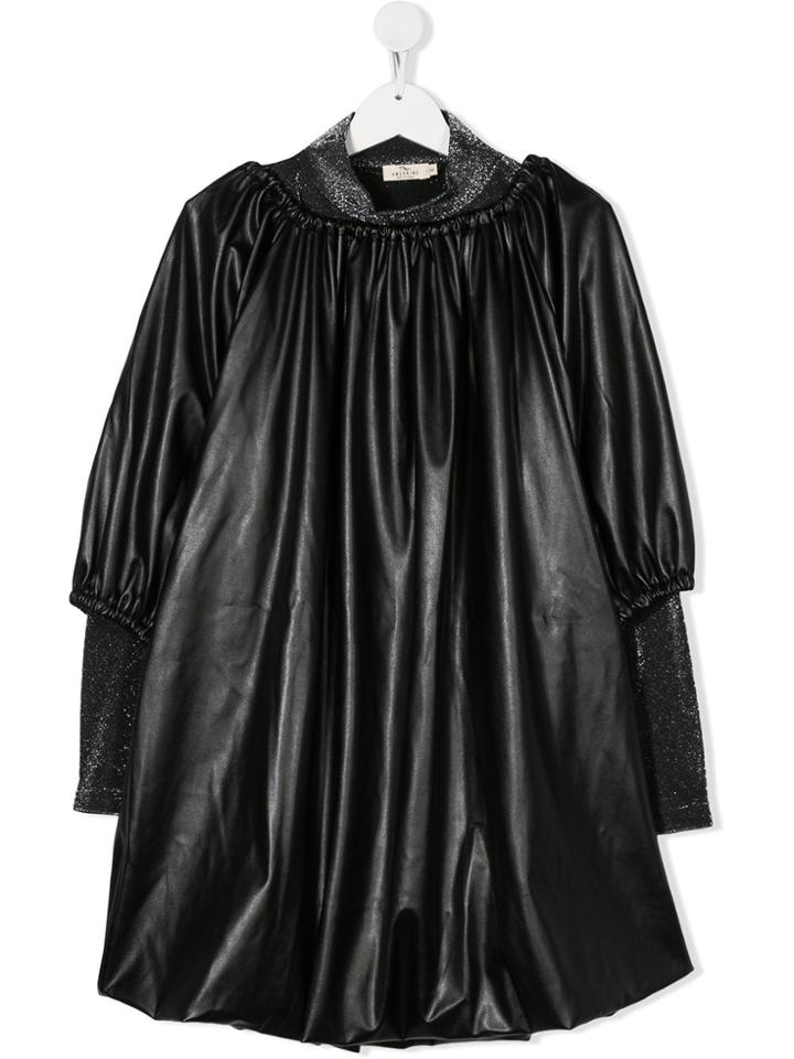 Andorine Teen Lurex-trimmed Dress - Black