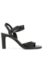 Del Carlo Block Heel Sandals - Black