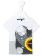 Aston Martin Kids - Printed T-shirt - Kids - Cotton - 6 Mth, White