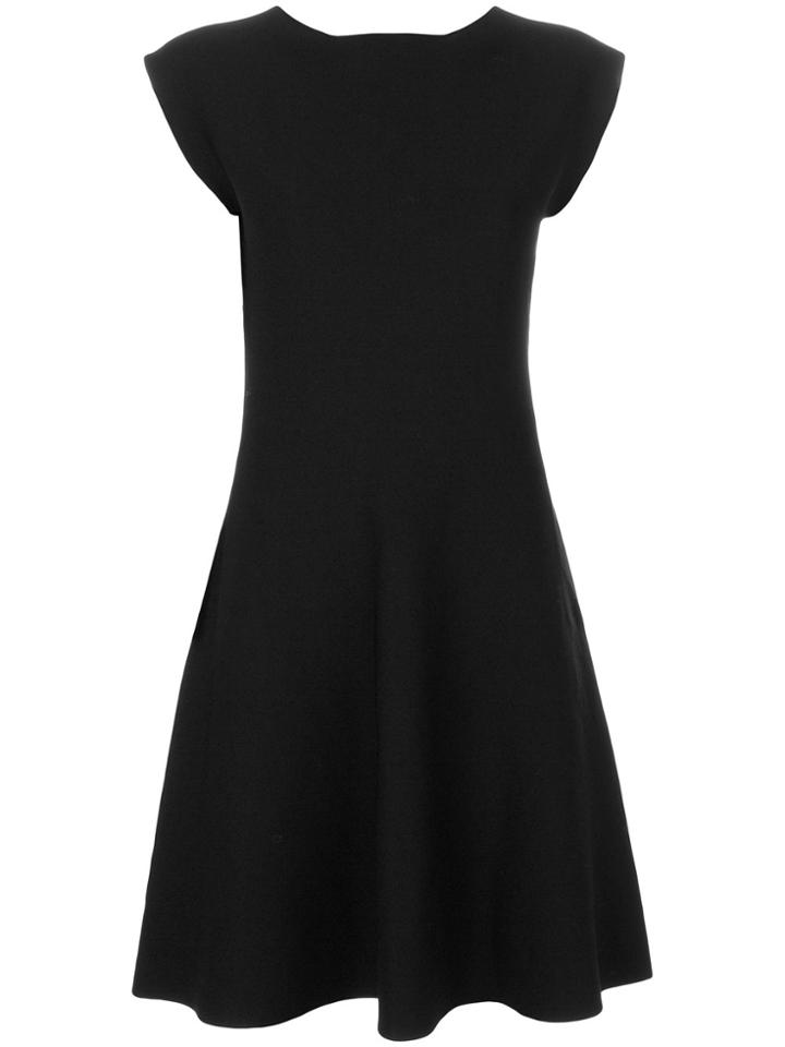Issey Miyake Cauliflower Midi Swing Dress - Black