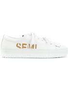 Semicouture Lace-up Sneakers - White