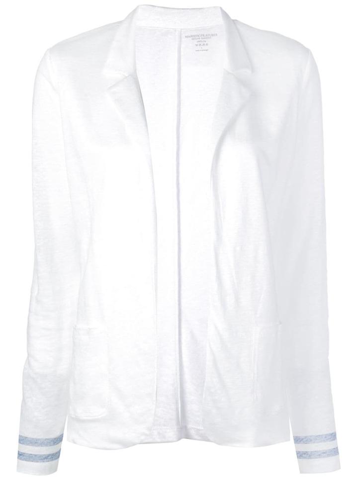 Majestic Filatures Open Front Jacket - White