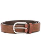 Brunello Cucinelli Maur Belt, Men's, Size: 105, Brown, Leather