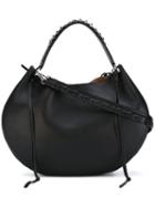 Loewe Fortune Hobo Bag, Women's, Black, Leather