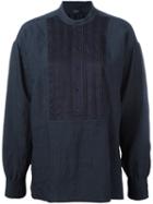 Joseph - Round Neck Blouse - Women - Cotton/linen/flax - 36, Blue, Cotton/linen/flax