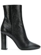 Saint Laurent Lou Zipped Boots - Black