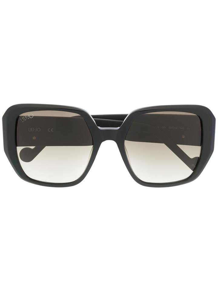 Liu Jo Oversized Chunky Frame Sunglasses - Black