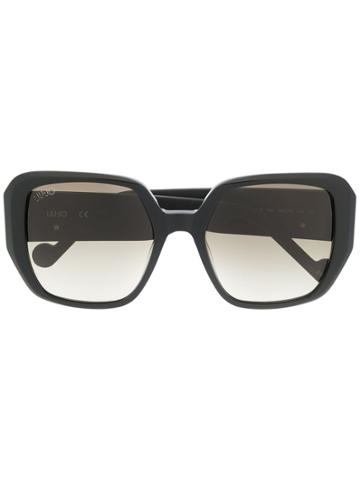 Liu Jo Oversized Chunky Frame Sunglasses - Black
