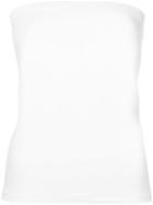 Estnation - Strapless Top - Women - Polyester - 38, White, Polyester