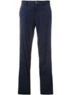 Y's Cropped Tailored Trousers - Blue