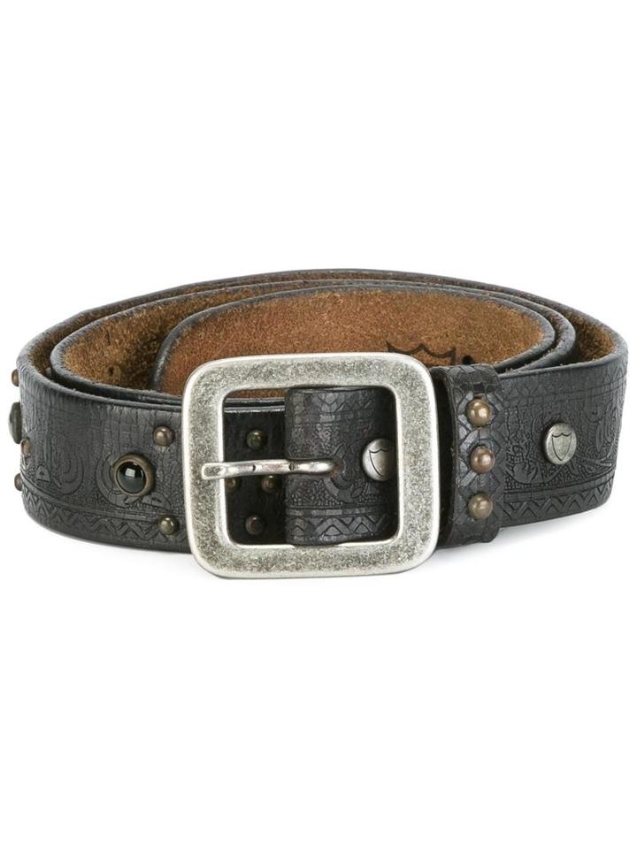 Htc Hollywood Trading Company Buckled Belt, Men's, Size: 95, Brown, Leather