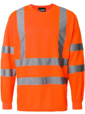 Utility Pro Oversized Stripe Detail Sweatshirt - Yellow & Orange