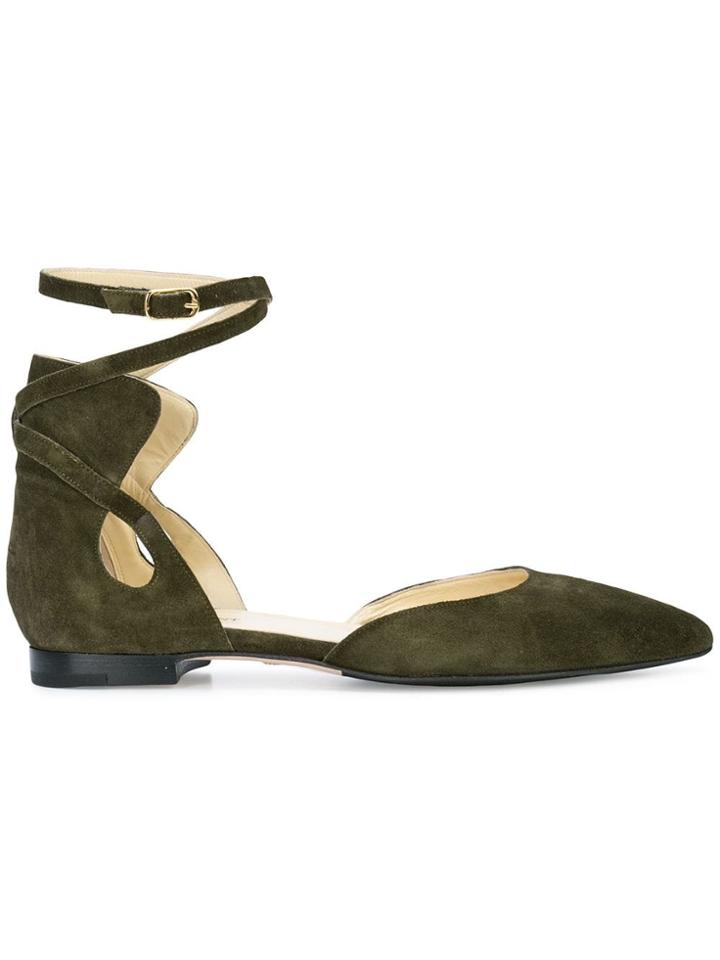 Sarah Flint Hannah Ballerinas - Green