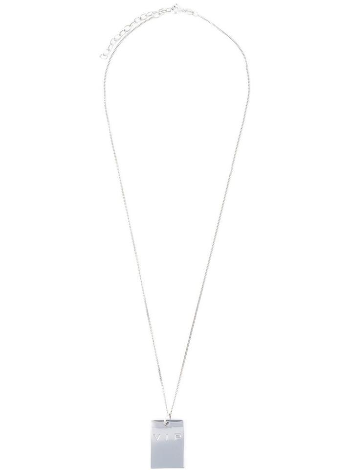 True Rocks Vip Pass Necklace, Adult Unisex, Metallic, Silver