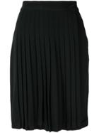 Versace Vintage Pleated Short Skirt - Black
