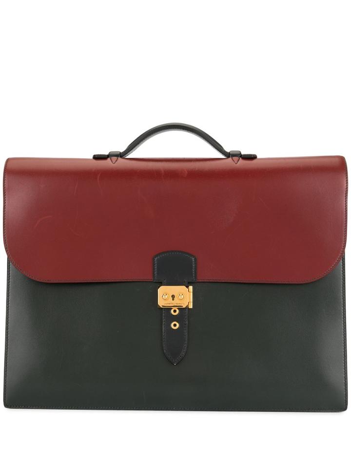 Hermès Pre-owned Sac A Depeche 41 Business Handbag - Red