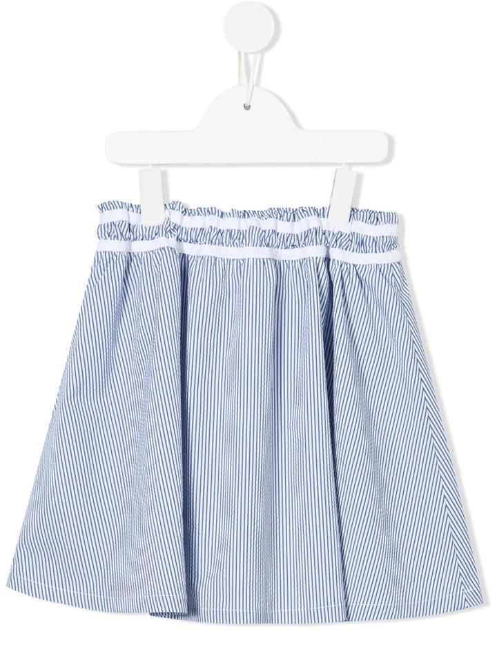 Familiar - Pleated Skirt - Kids - Cotton/polyester - 6 Yrs, Blue