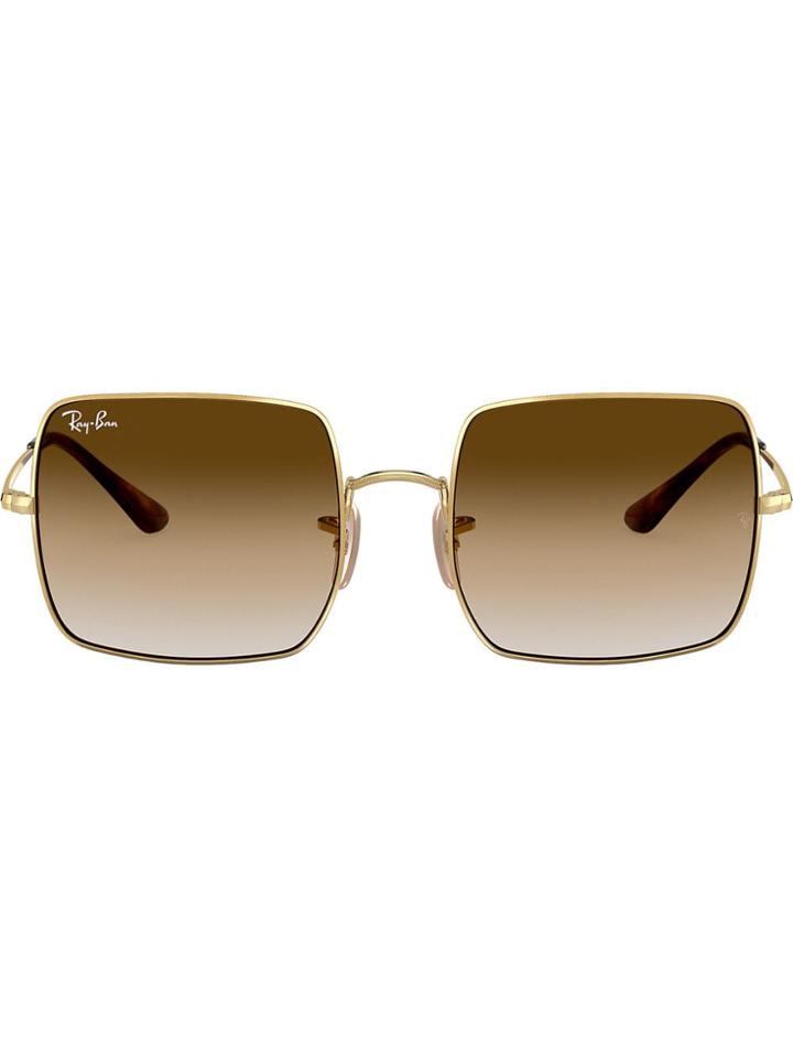 Ray-ban Rb1971 Square Sunglasses - Gold