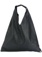 Mm6 Maison Margiela - Hobo Shoulder Bag - Women - Calf Leather - One Size, Black, Calf Leather