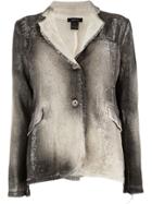 Avant Toi Studded Mesh Jacket - Black