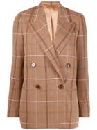 Acne Studios Double-breasted Masculine Blazer - Brown
