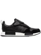 Adidas Black Micropacer R1 Leather Sneakers