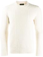 Roberto Collina Crew Neck Sweater - White