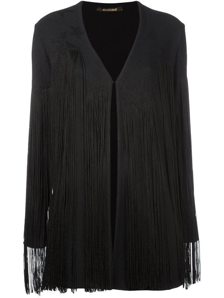 Roberto Cavalli Fringed Jacket