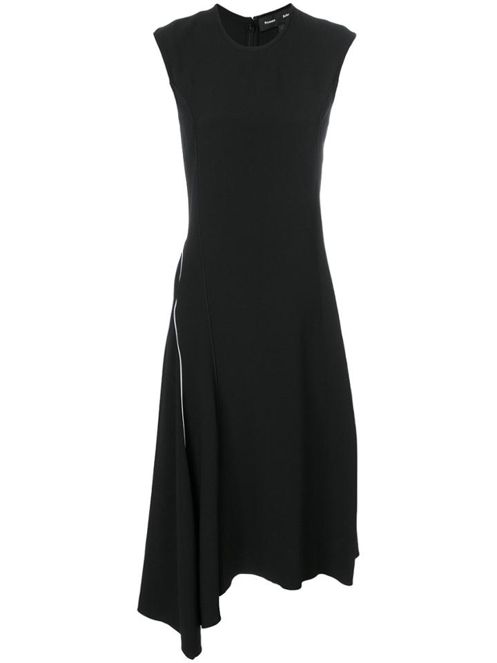 Proenza Schouler Asymmetrical Hemmed Dress - Black