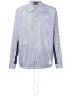 Ejxiii Striped Shirt, Men's, Size: Medium, Blue, Cotton