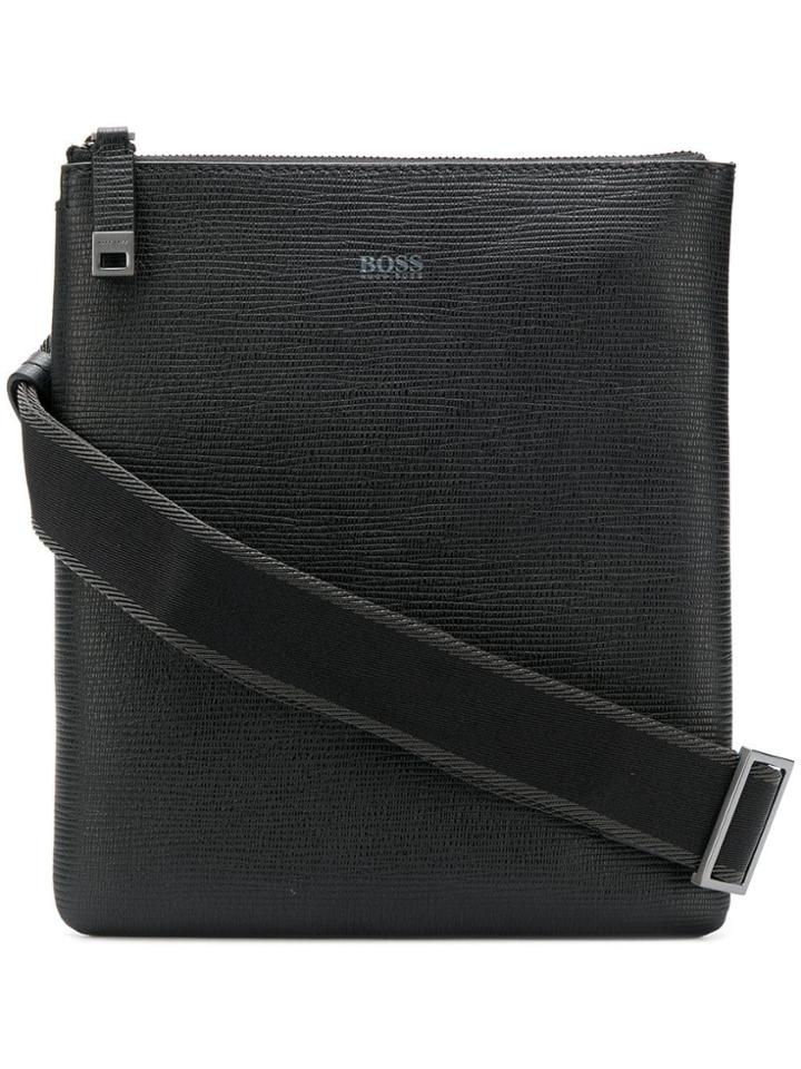 Boss Hugo Boss Logo Print Messenger Bag - Black
