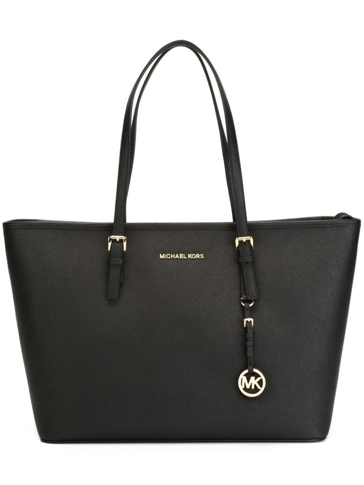 Michael Michael Kors - 'jet Set Travel' Tote - Women - Leather - One Size, Women's, Black, Leather