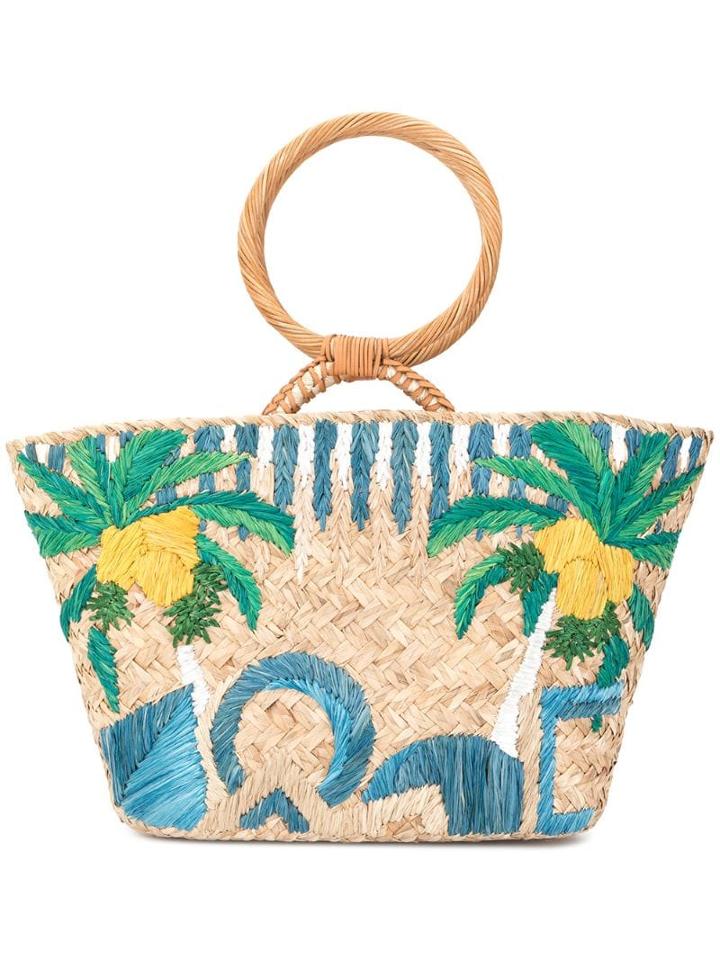 Aranáz Raffia Palm Tote - Neutrals